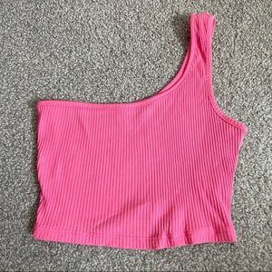 3/$25 SHEIN one shoulder crop top
